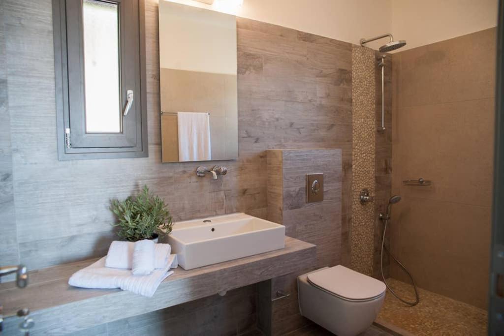 New Villa Blue With Private Pool At Trapezaki Livathos  Kültér fotó